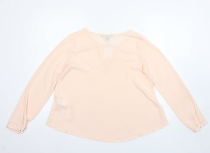 Womens UK Size 8 Atmosphere Pink Basic Blouse