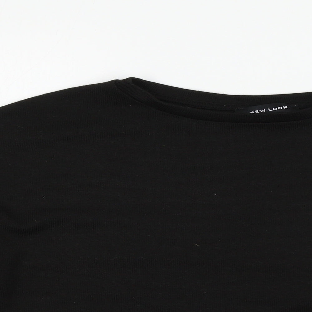 Womens UK Size S New Look Black Pullover Jumper