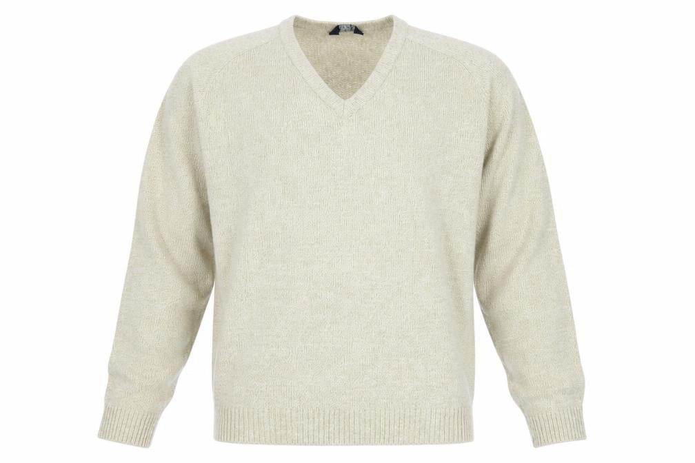 Mens UK Size L Premier MAN Beige Pullover Jumper