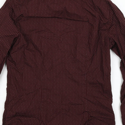 F&F Mens Purple    Button-Up Size 14.5