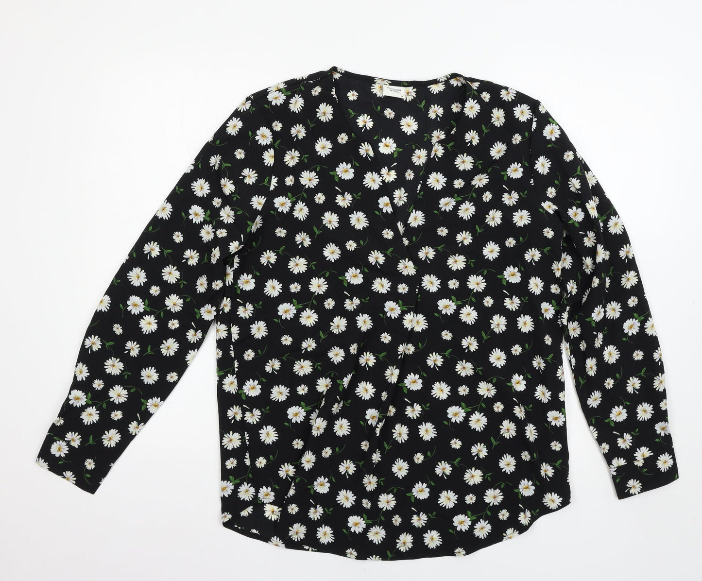Jaqueline de Young Womens Multicoloured Floral  Basic Blouse Size 10