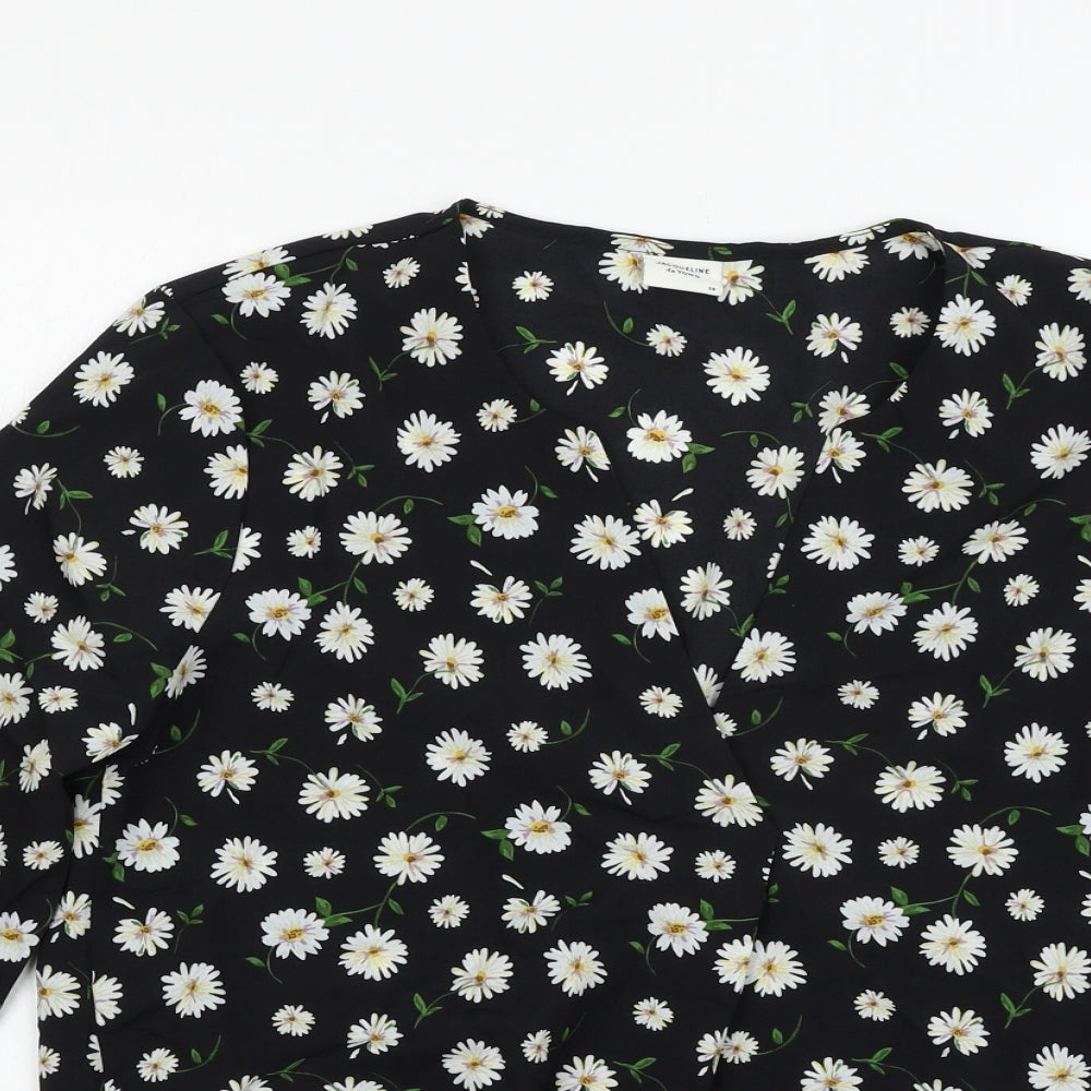 Jaqueline de Young Womens Multicoloured Floral  Basic Blouse Size 10