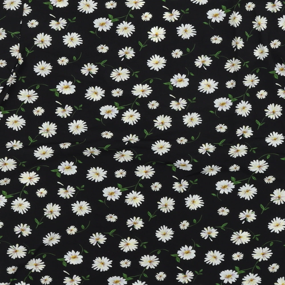 Jaqueline de Young Womens Multicoloured Floral  Basic Blouse Size 10