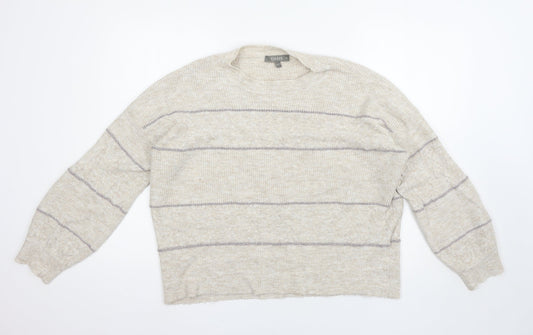 Womens UK Size XL Oasis Beige Pullover Jumper