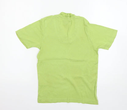 alexara Womens Green   Basic T-Shirt Size 12