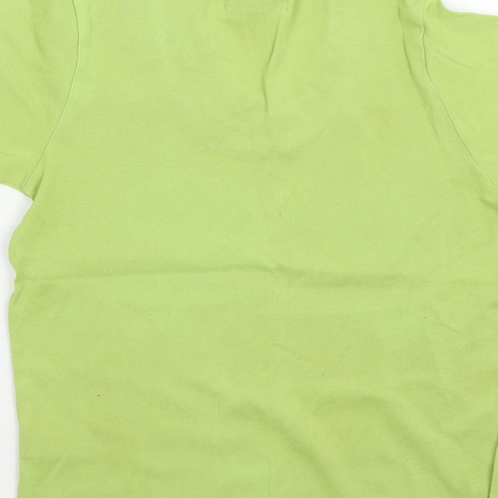 alexara Womens Green   Basic T-Shirt Size 12