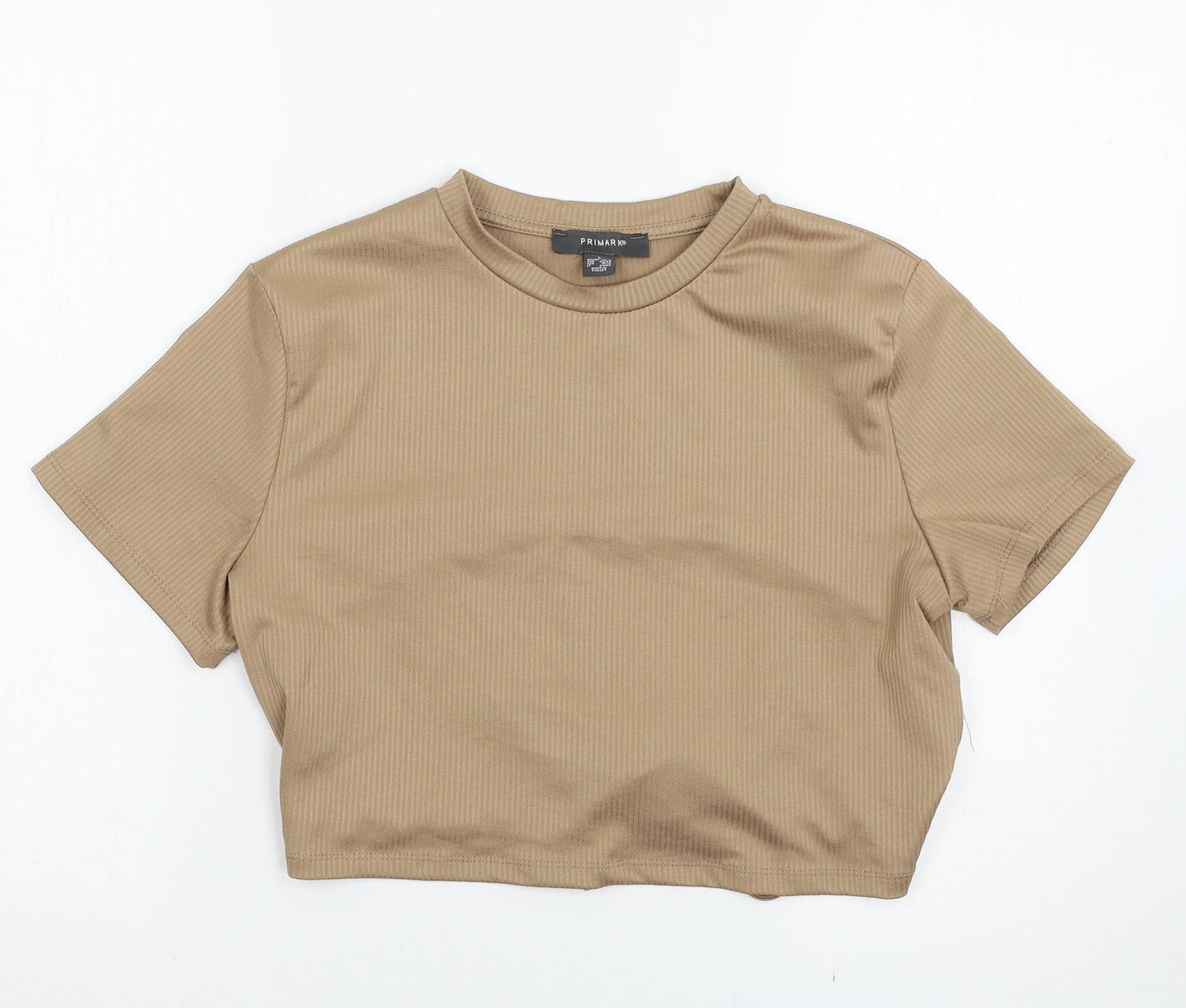 Primark Womens Beige   Basic T-Shirt Size L