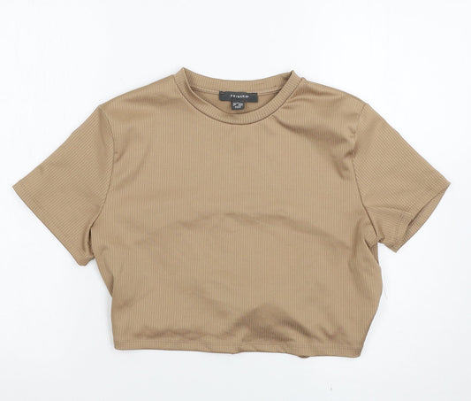 Primark Womens Beige   Basic T-Shirt Size L