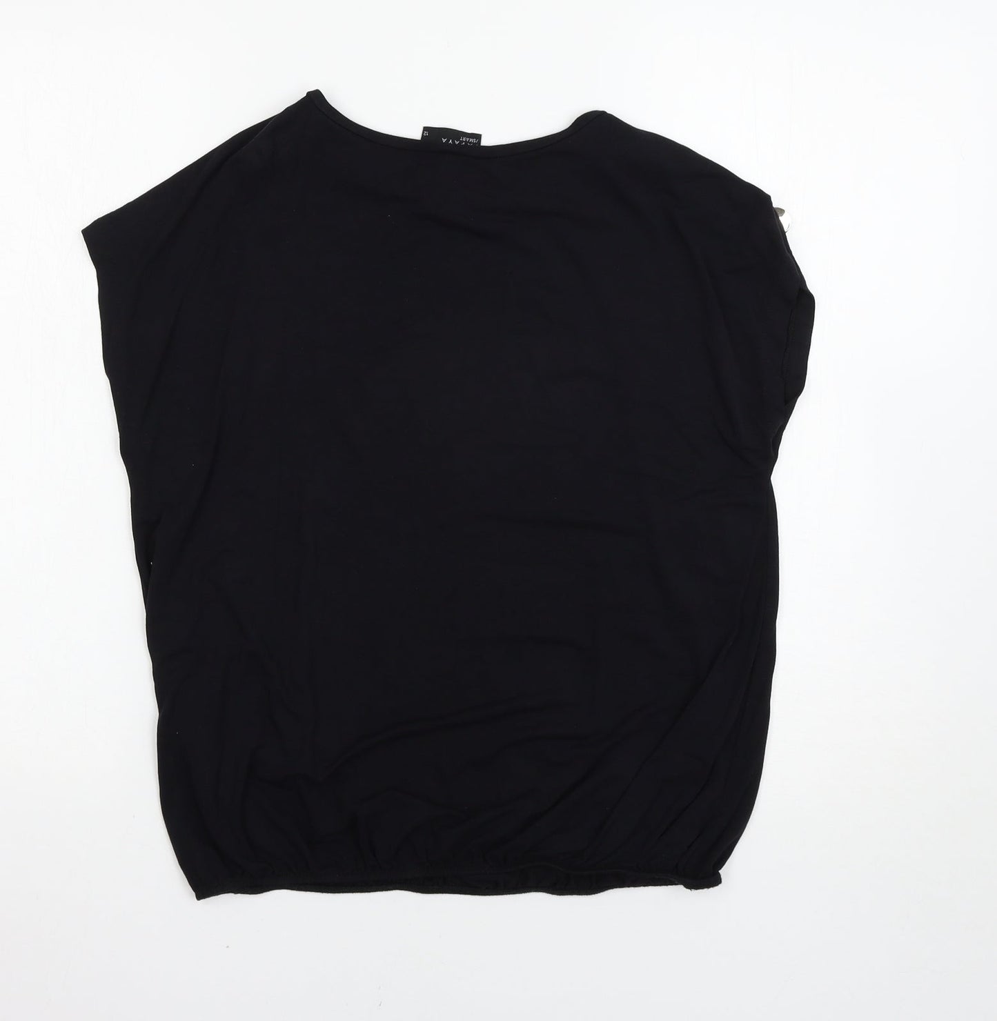 Matalan Womens Black   Basic T-Shirt Size 12