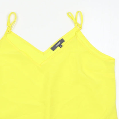 Womens UK Size 18 Studio Yellow Basic Tank
