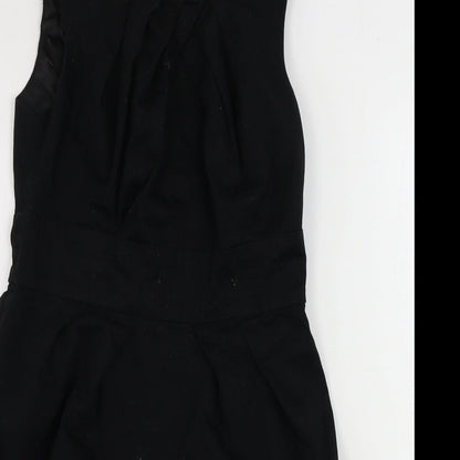 New Look  Womens Black Houndstooth  Bodycon  Size 10