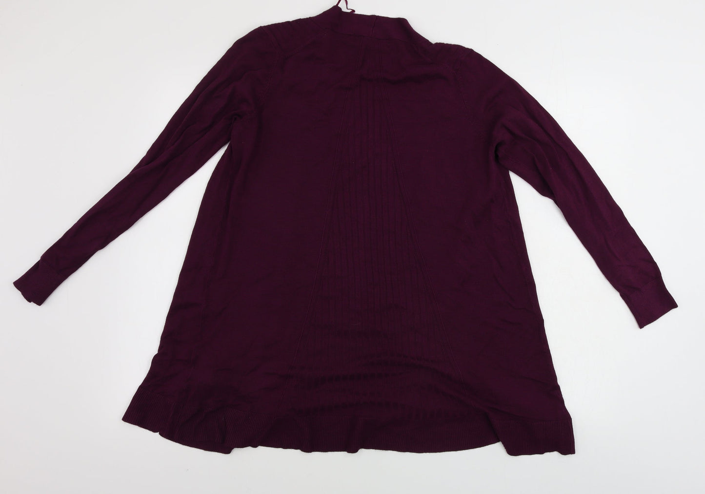 Womens UK Size M Marks and Spencer Purple Cardigan Jumper
