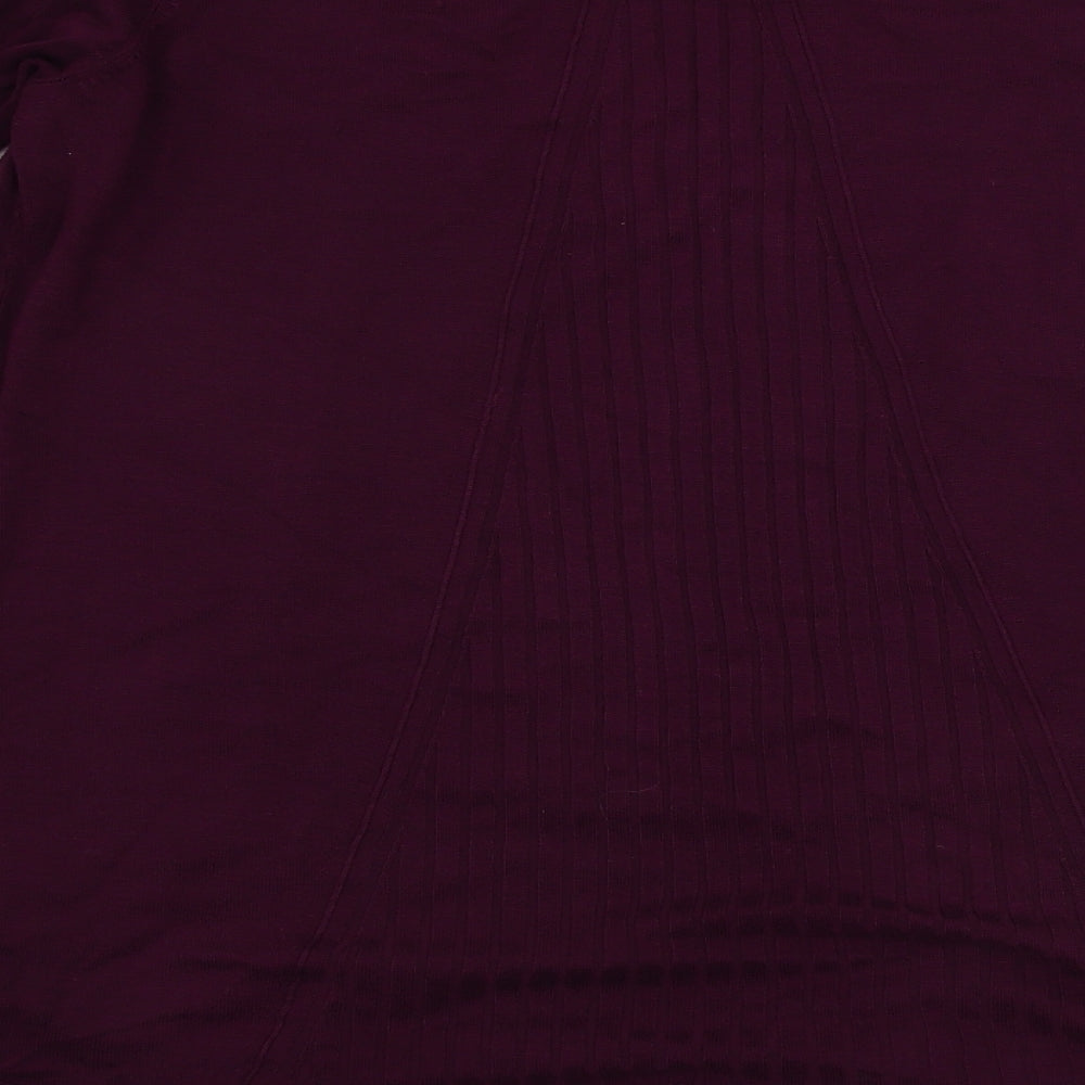 Womens UK Size M Marks and Spencer Purple Cardigan Jumper