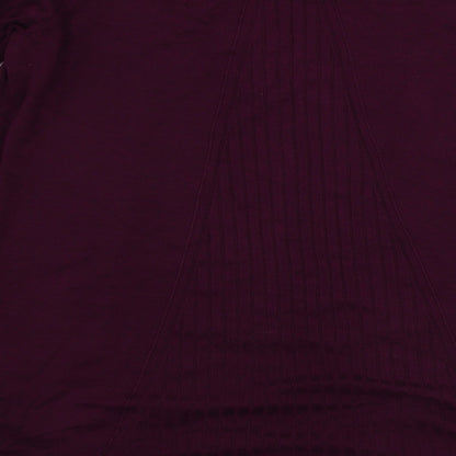 Womens UK Size M Marks and Spencer Purple Cardigan Jumper