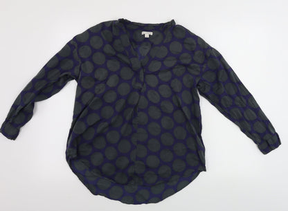 Womens UK Size S Gap Blue Basic Blouse