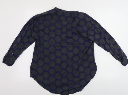 Womens UK Size S Gap Blue Basic Blouse