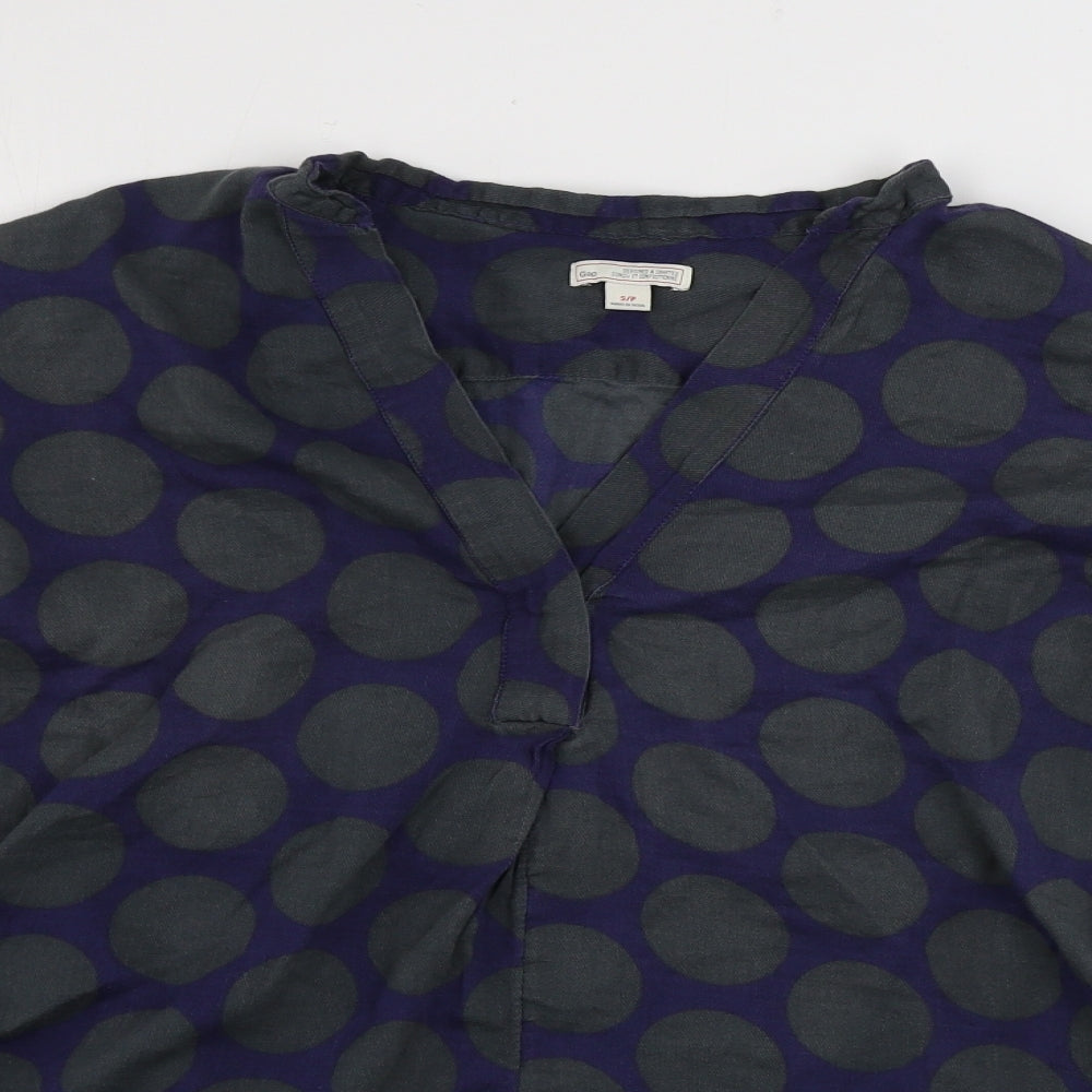 Womens UK Size S Gap Blue Basic Blouse