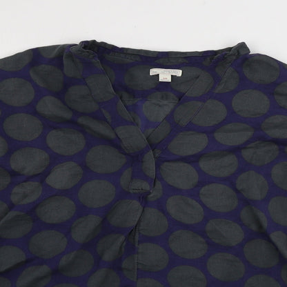 Womens UK Size S Gap Blue Basic Blouse
