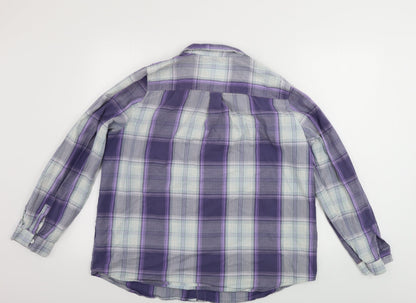 Mens UK Size 18 Maine New England Black  Button-Up Long Sleeve Casual Shirt