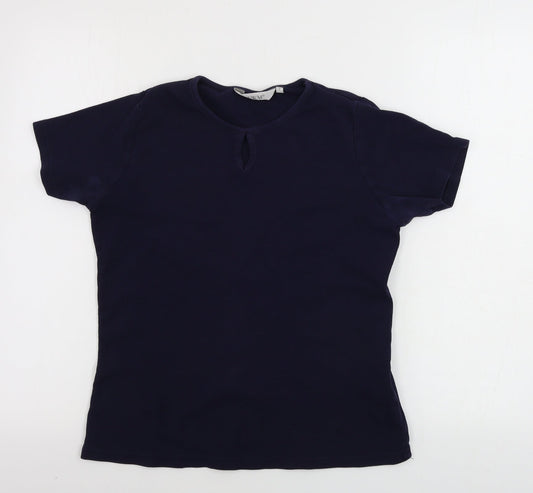 EWM Womens Blue   Basic T-Shirt Size S