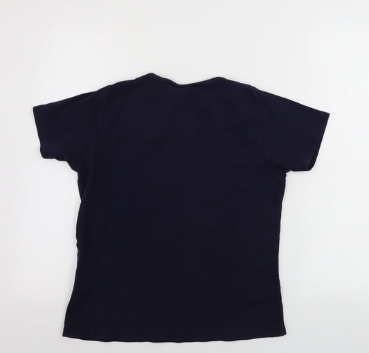 EWM Womens Blue   Basic T-Shirt Size S