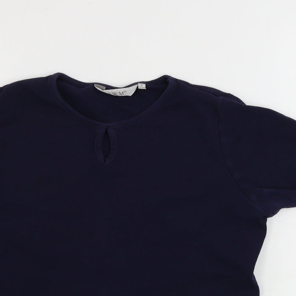 EWM Womens Blue   Basic T-Shirt Size S