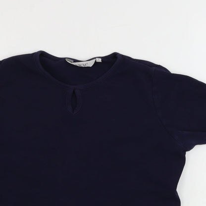 EWM Womens Blue   Basic T-Shirt Size S