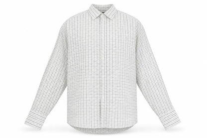 Mens UK Size 16 ventura White  Button-Up Long Sleeve Casual Shirt