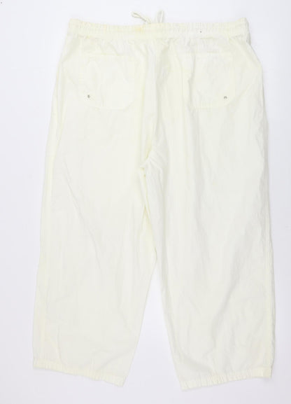 Womens UK Size 38 in Preworn Regular Fit  Ivory Trousers