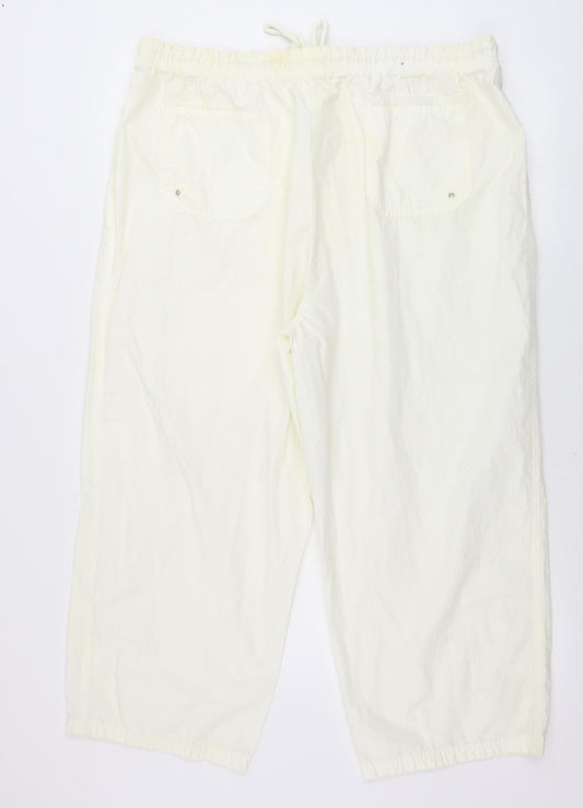 Womens UK Size 38 in Preworn Regular Fit  Ivory Trousers
