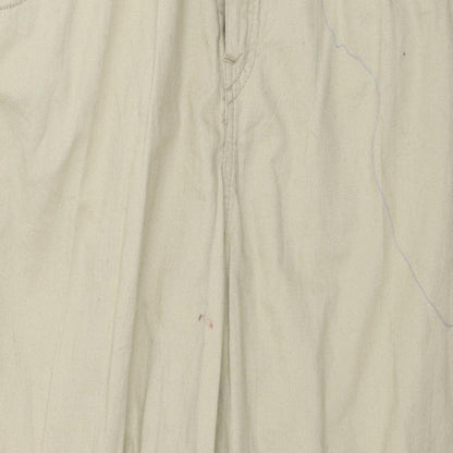 Womens UK Size 12 H&M Regular Fit  Beige Trousers