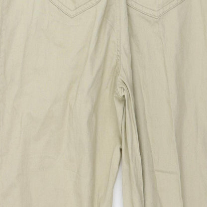Womens UK Size 12 H&M Regular Fit  Beige Trousers