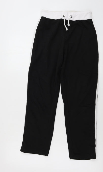 PINDYDOLL   Womens Black   Sweatpants Trousers Size 8 L24 in