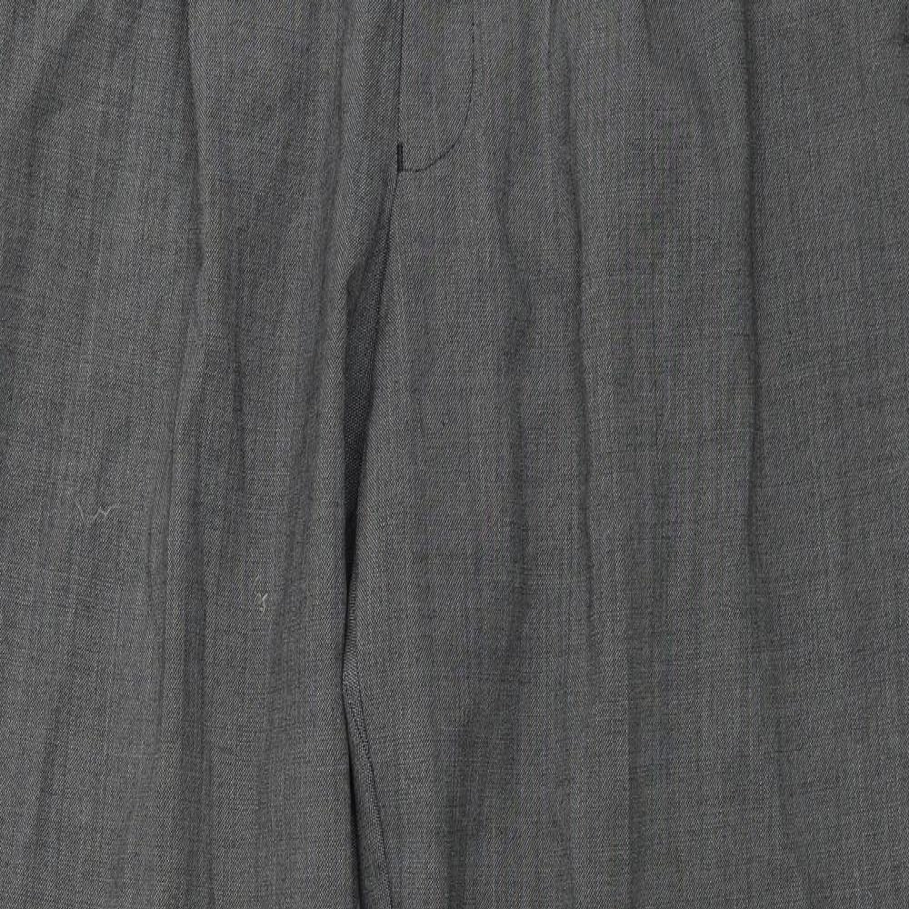 Womens UK Size 36 in Marks and Spencer Regular Fit  Grey Trousers
