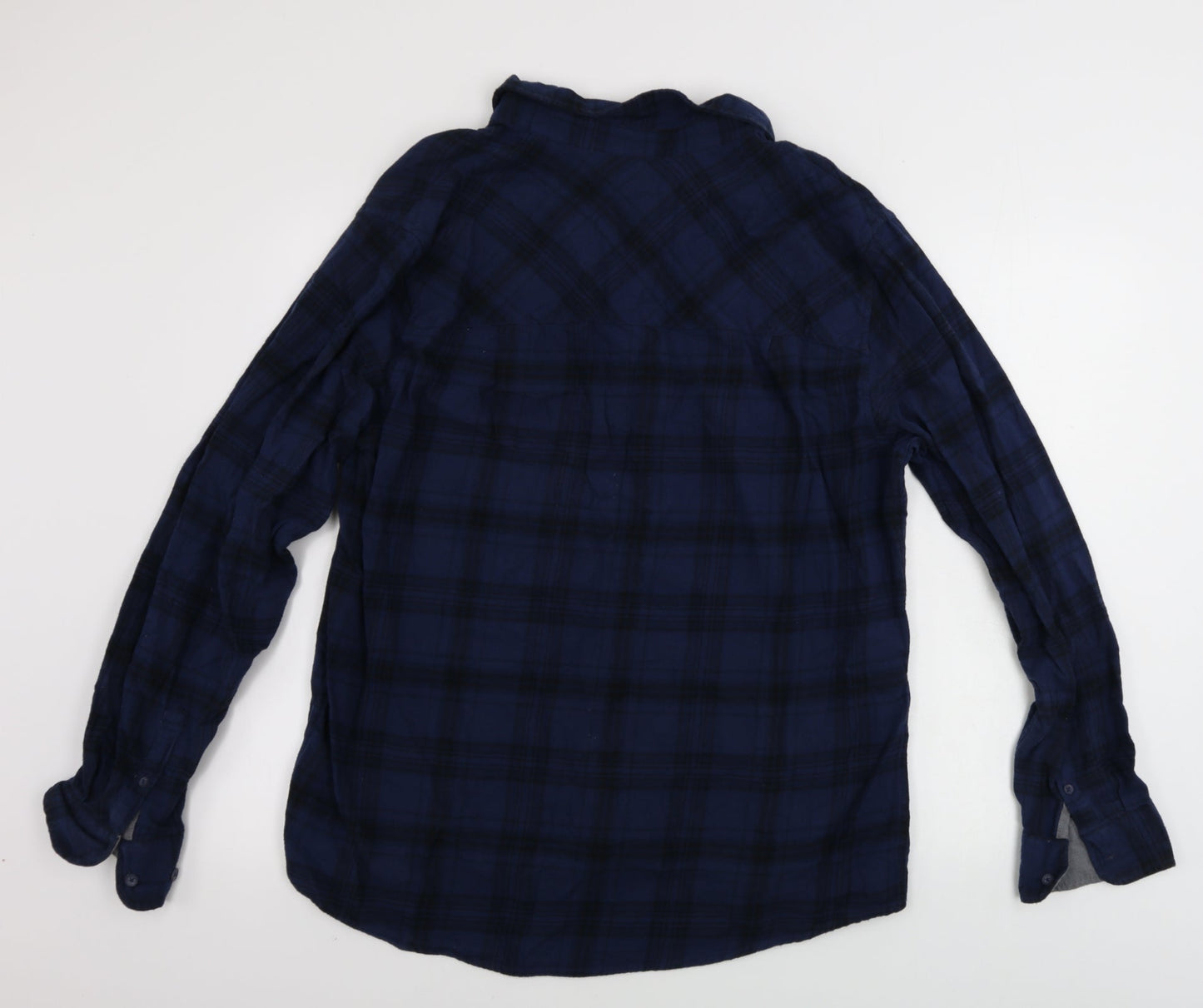 Livergy Mens Blue Check   Button-Up Size XL