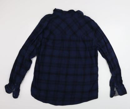 Livergy Mens Blue Check   Button-Up Size XL
