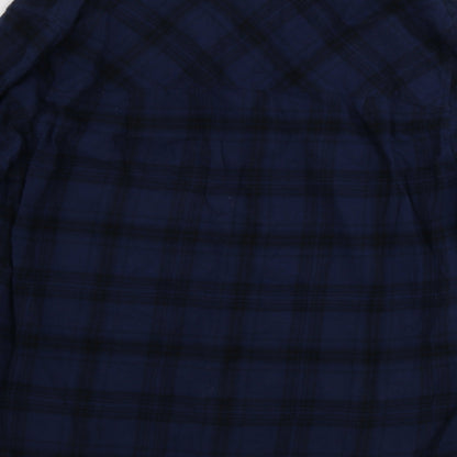Livergy Mens Blue Check   Button-Up Size XL