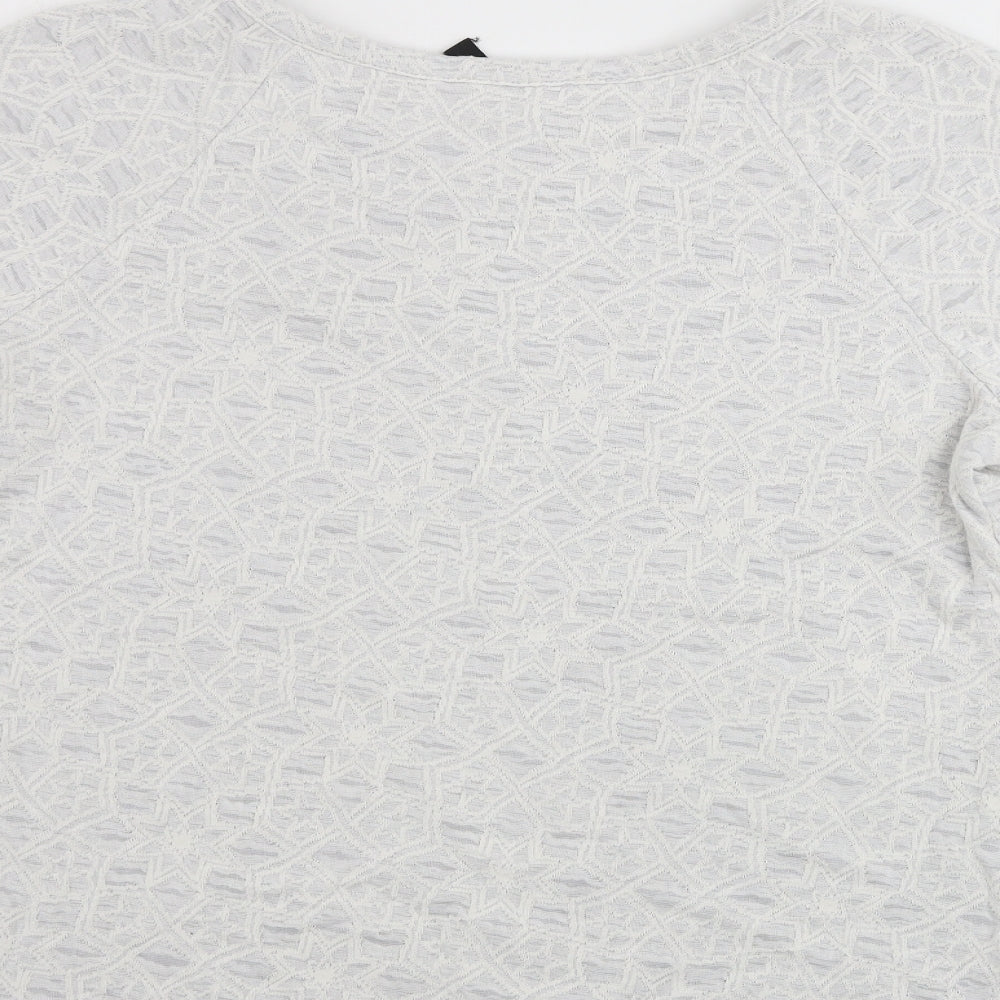 George  Womens White   Pullover Jumper Size 16