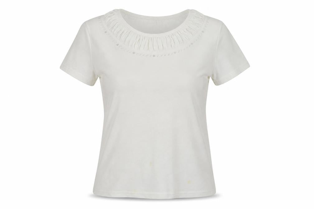 Womens UK Size M paramour Ivory Basic T-Shirt