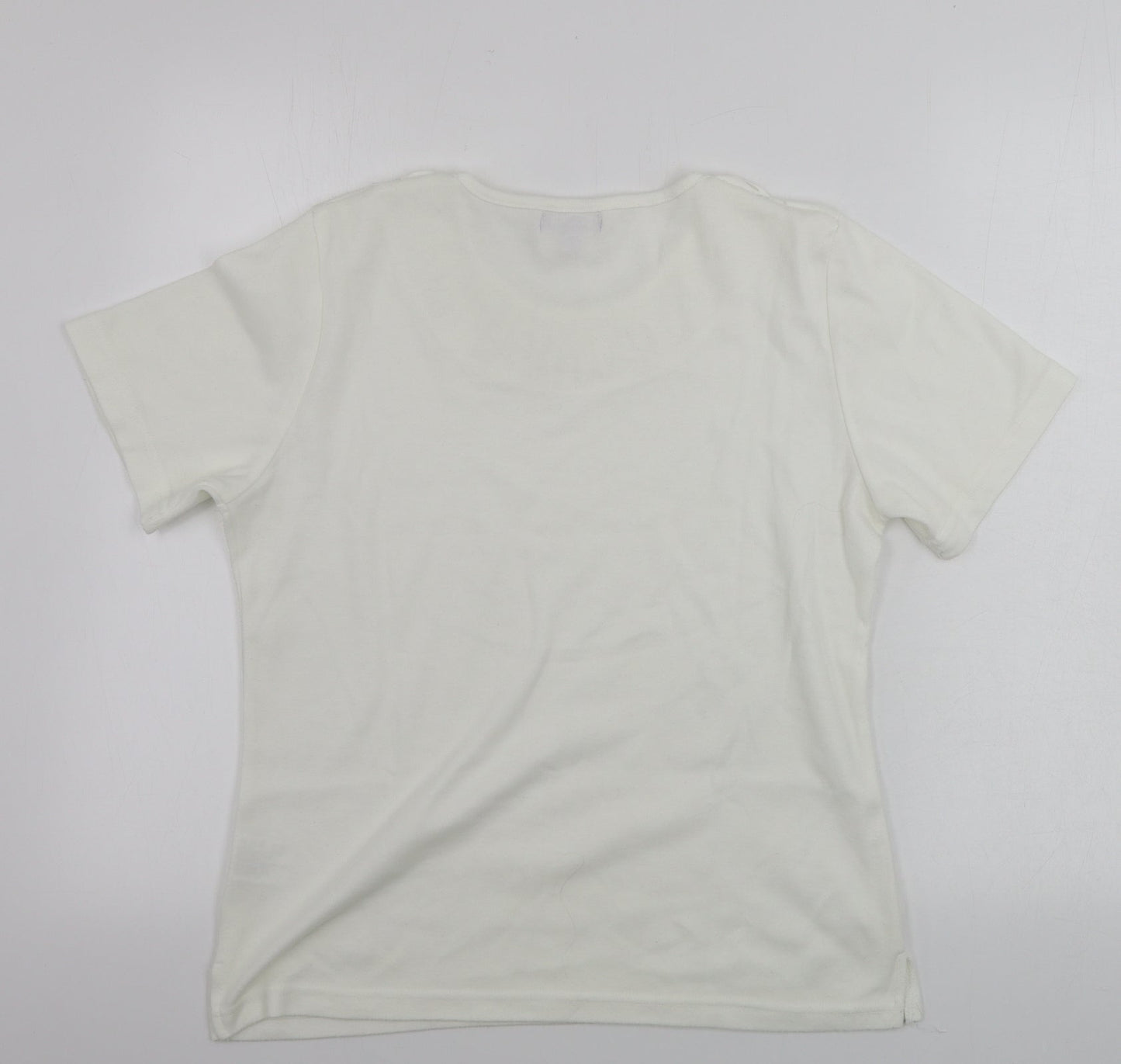 Womens UK Size M paramour Ivory Basic T-Shirt