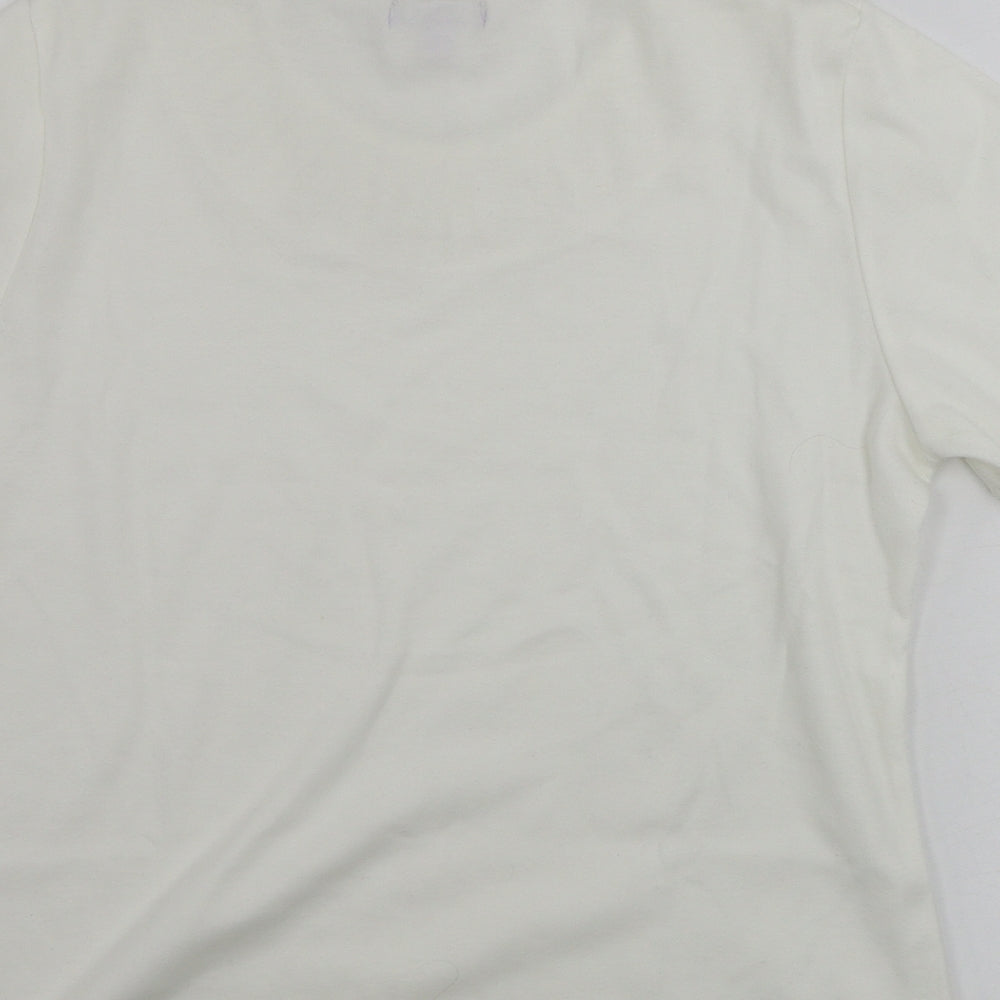 Womens UK Size M paramour Ivory Basic T-Shirt