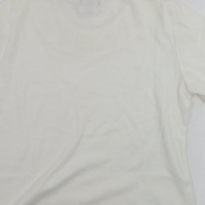Womens UK Size M paramour Ivory Basic T-Shirt