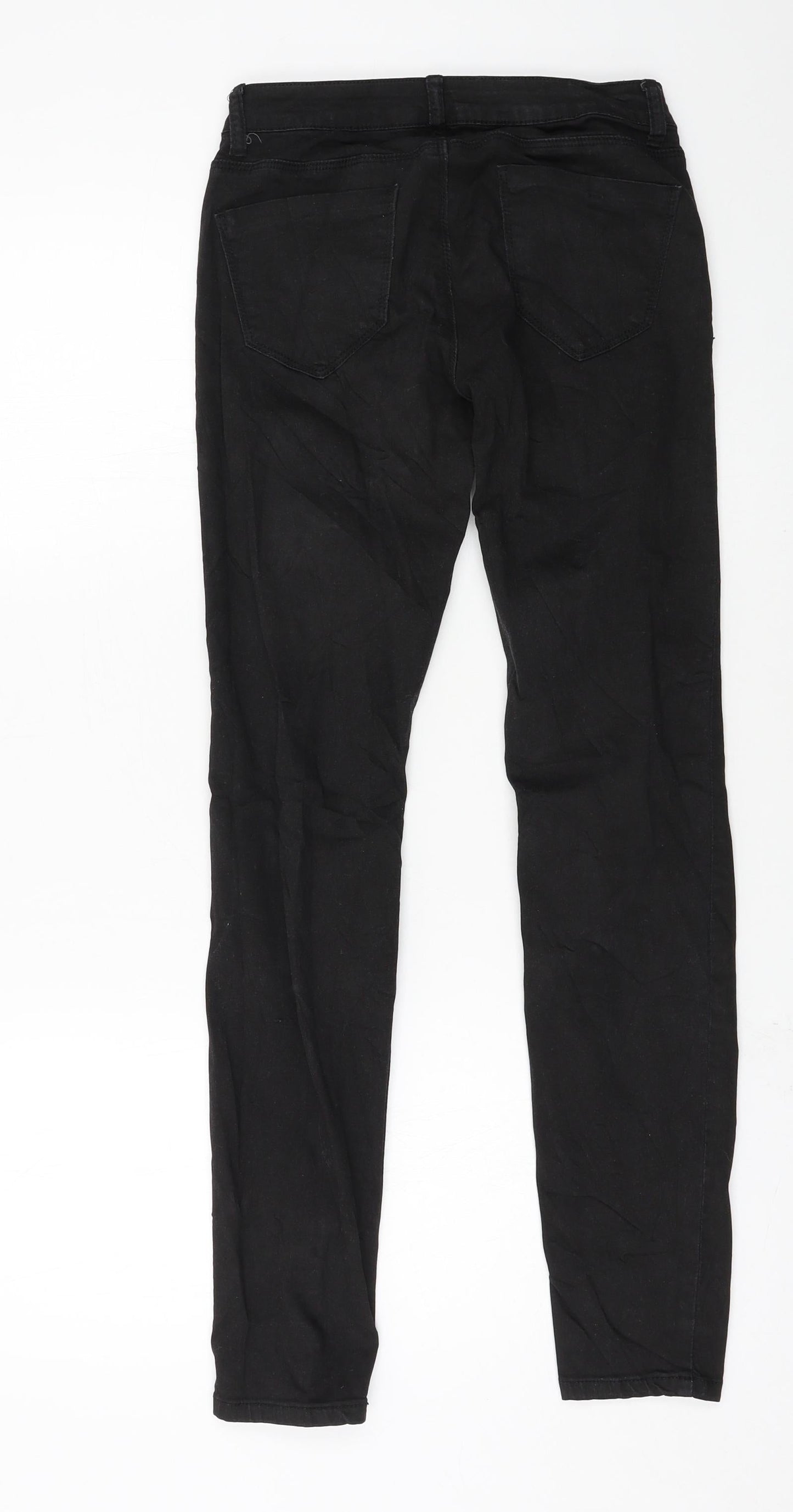 Womens UK Size XS sinsay Regular Fit Skinny Black Jeans