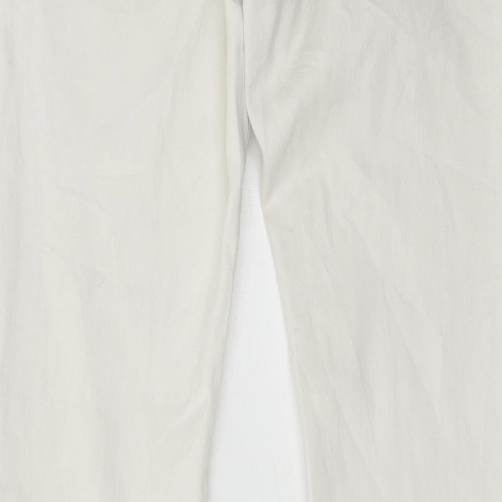 LD Style Womens White  Denim Skinny Jeans Size 8 L30 in