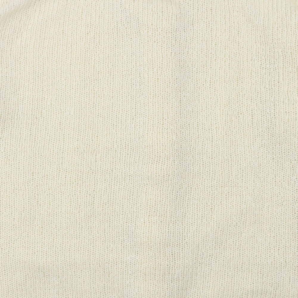 Prestige Womens Ivory  Knit Cardigan Jumper One Size