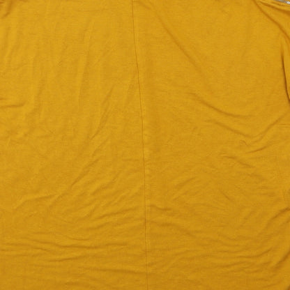 Select Womens Orange  Jersey Basic T-Shirt Size 14