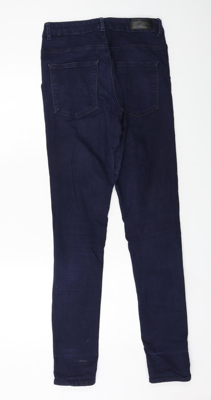 Never Denim Womens Blue  Denim Skinny Jeans Size L L31 in