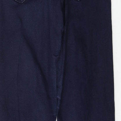 Never Denim Womens Blue  Denim Skinny Jeans Size L L31 in