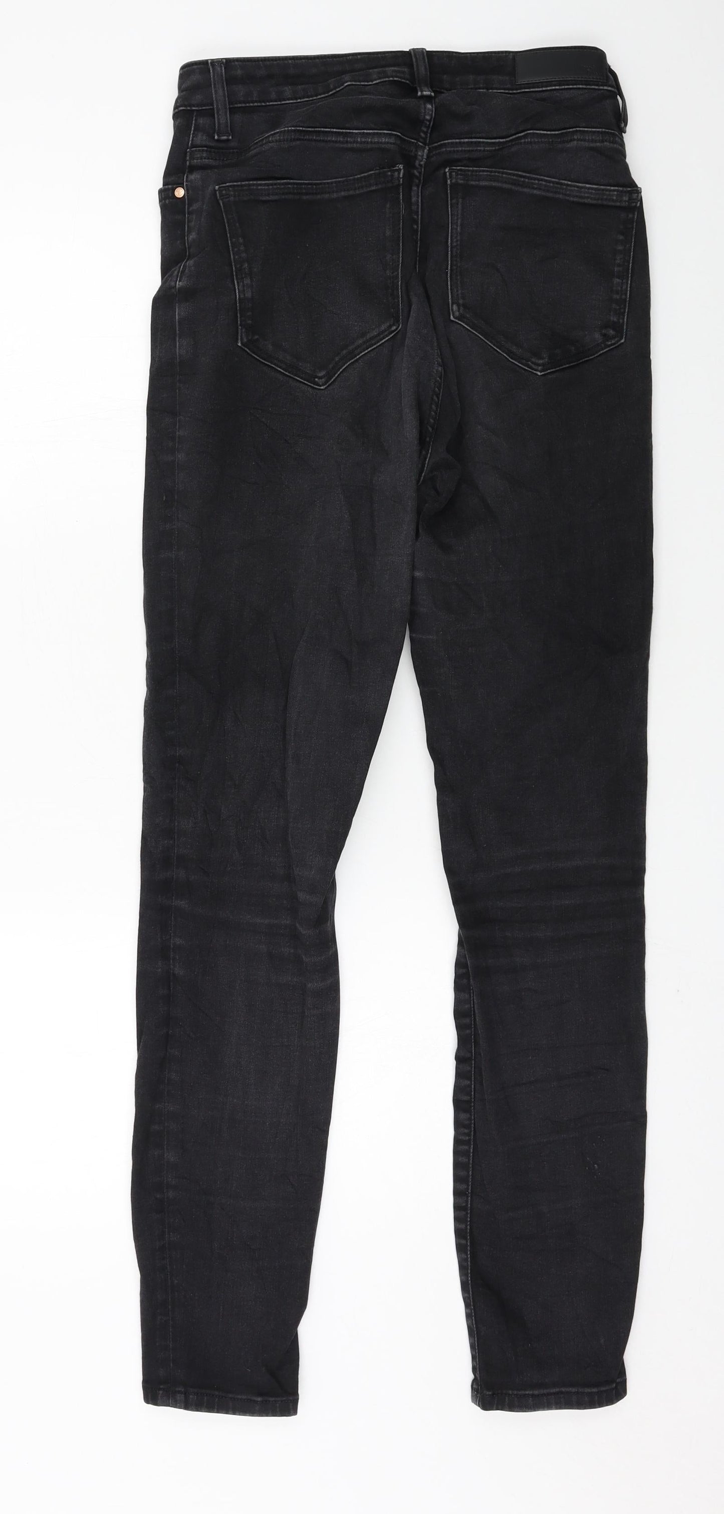 Never Denim Womens Grey  Denim Skinny Jeans Size L L30 in