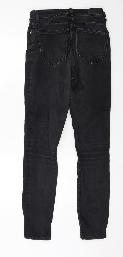 Never Denim Womens Grey  Denim Skinny Jeans Size L L30 in